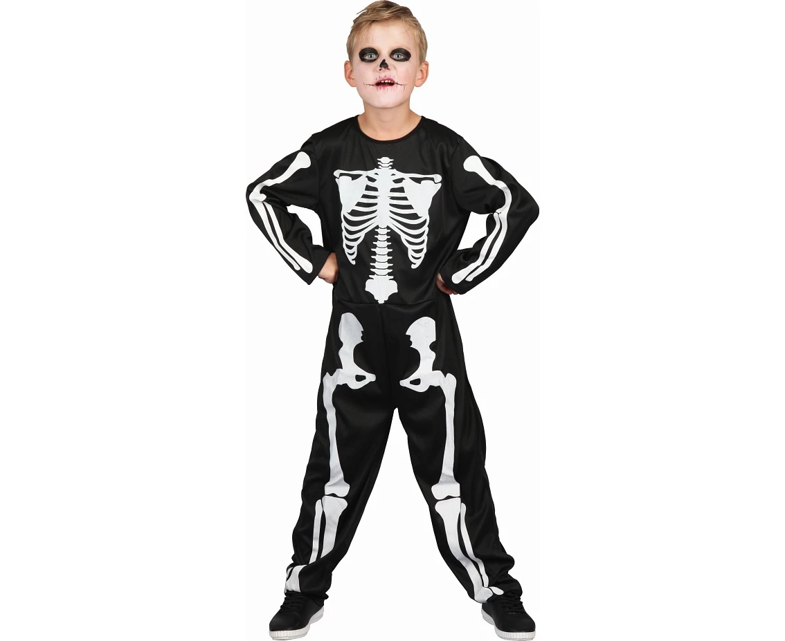 Costume for child Skeleton (jumpsuit), size 110/120 cm